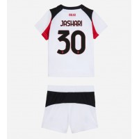 Stroje piłkarskie AC Milan Ardon Jashari #30 Koszulka Wyjazdowej dla dzieci 2025-26 Krótki Rękaw (+ szorty)